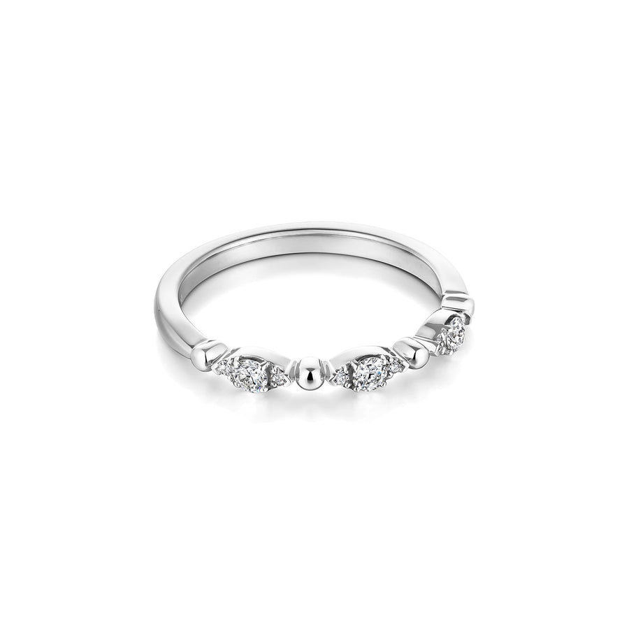 Hearts On Fire Beaded Regal Band -