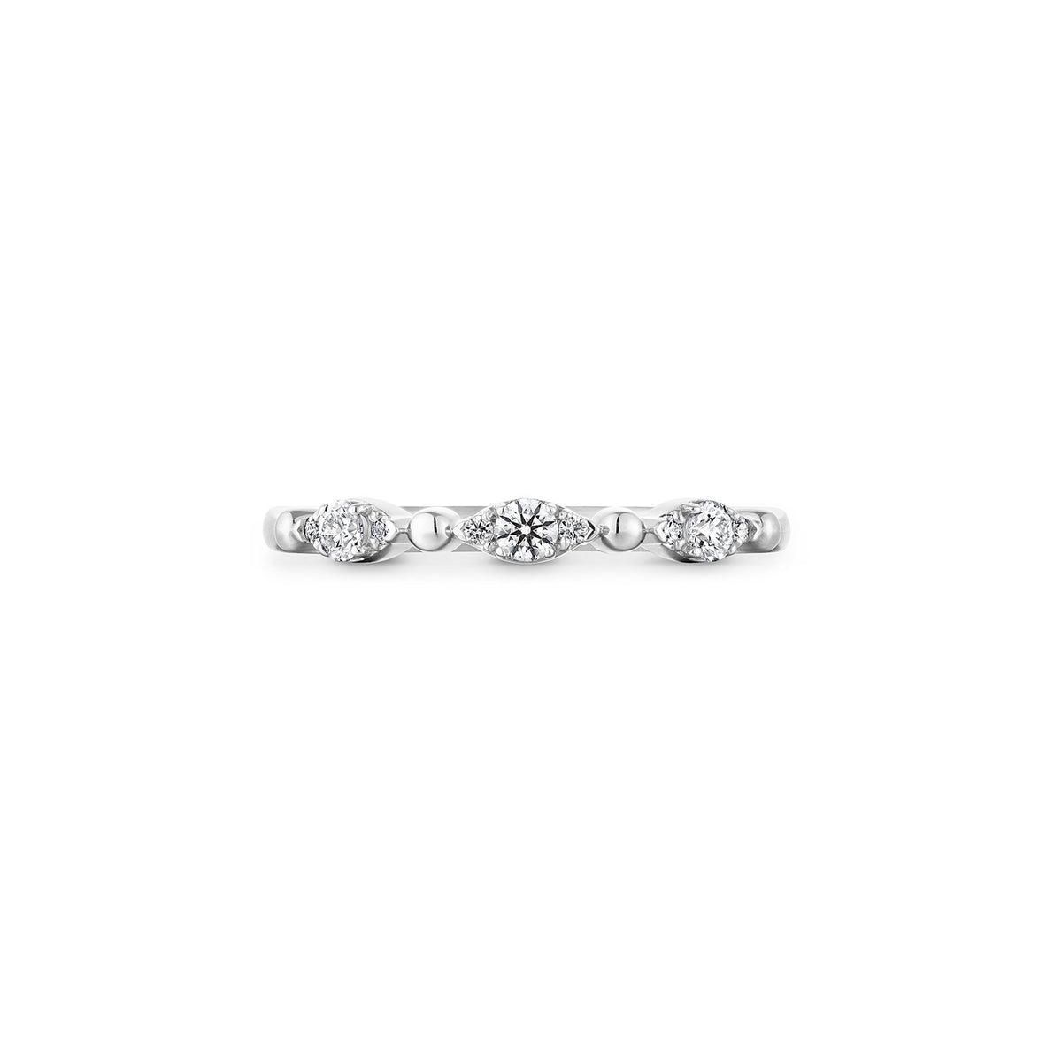 Hearts On Fire Beaded Regal Band -