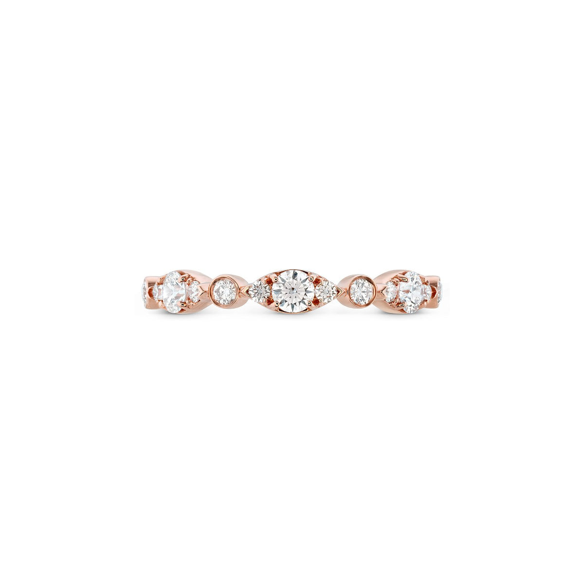 Hearts On Fire Bezel Regal Band -