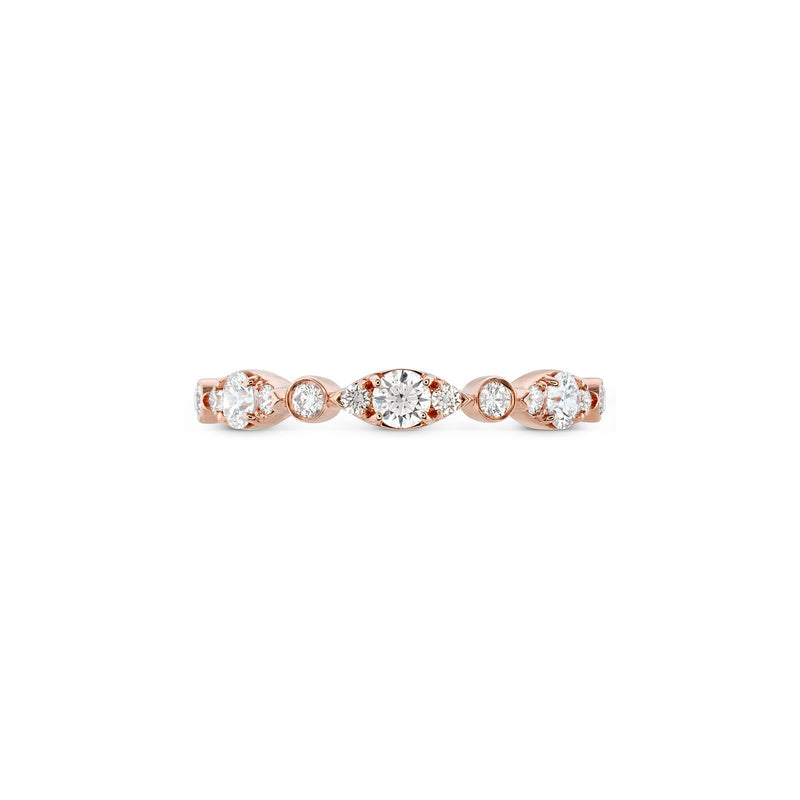 Hearts On Fire Bezel Regal Band-Hearts On Fire Bezel Regal Band -
