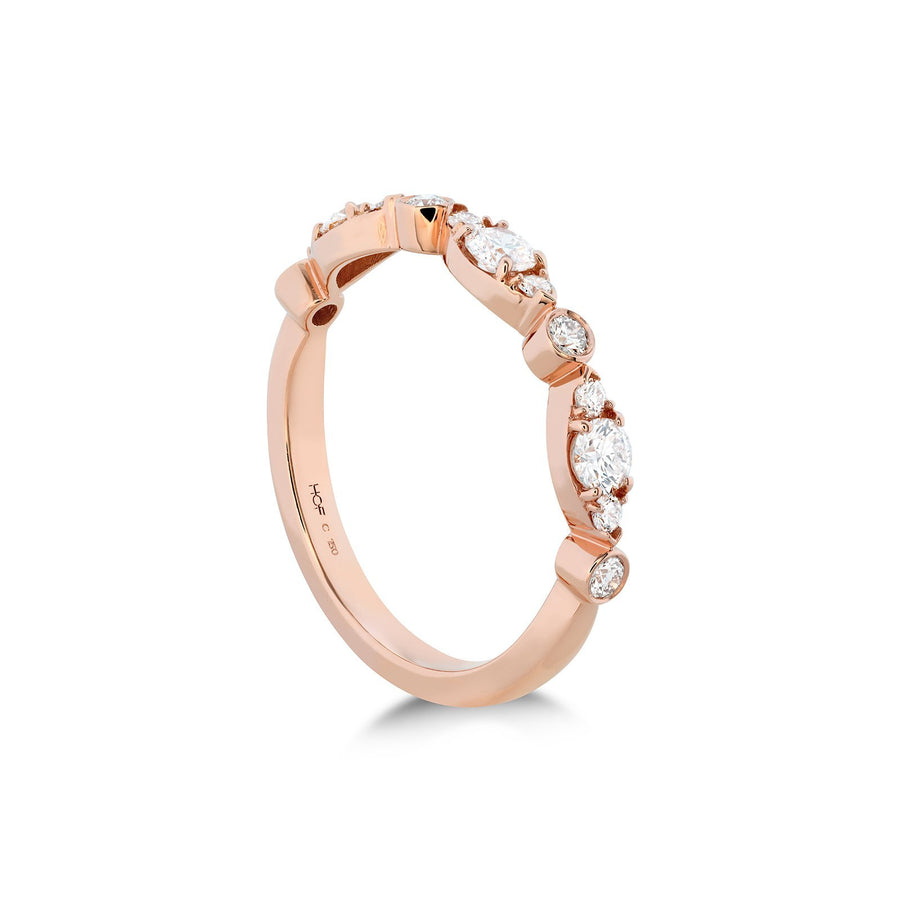 Hearts On Fire Bezel Regal Band -