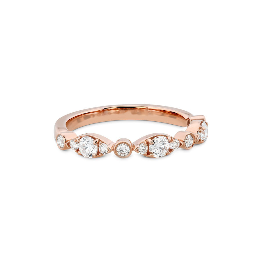 Hearts On Fire Bezel Regal Band -