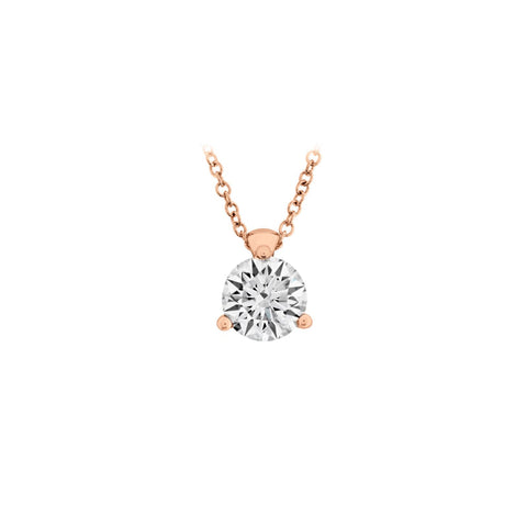 Hearts On Fire Classic 3 Prong Solitaire Pendant - HFPHCLA3P00258R