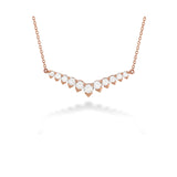 Hearts On Fire Diamond V Necklace -