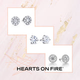 Hearts On Fire Fulfillment Stud Earrings-Hearts On Fire Fulfillment Stud Earrings -