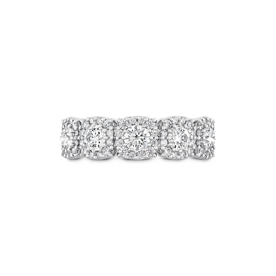 Hearts On Fire Hof Custom Halo Diamond Band -