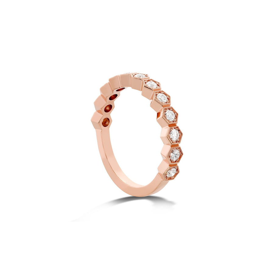 Hearts On Fire Hof Hex Diamond Band -