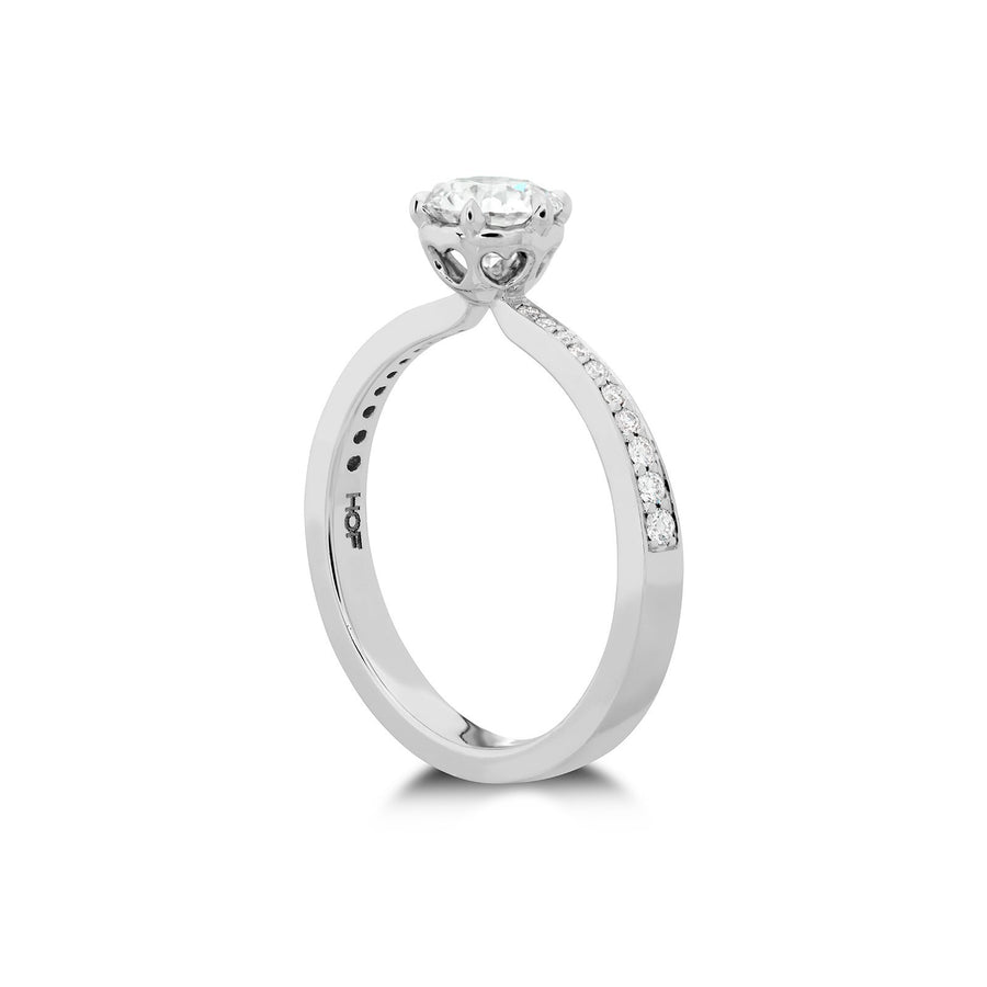 Hearts On Fire Hof Signature 6 Prong Engagement Ring -