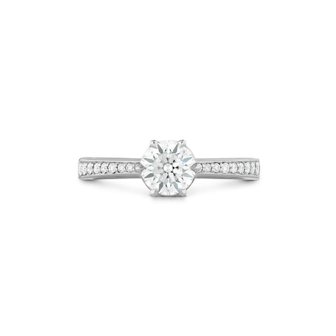 Hearts On Fire Hof Signature 6 Prong Engagement Ring -