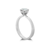 Hearts On Fire Hof Signature 6 Prong Solitaire Engagement Ring -