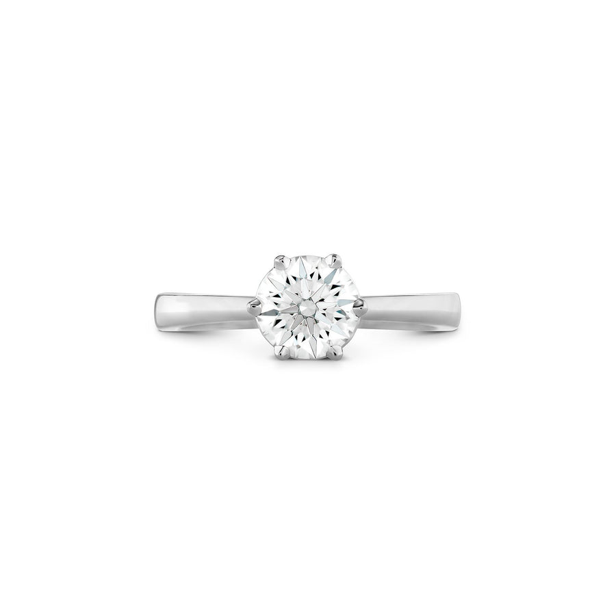Hearts On Fire Hof Signature 6 Prong Solitaire Engagement Ring -
