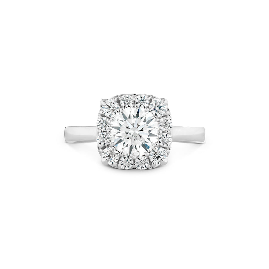 Hearts On Fire Hof Signature Halo Engagement Ring -