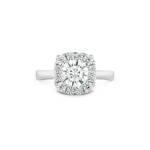 Hearts On Fire Hof Signature Halo Engagement Ring -