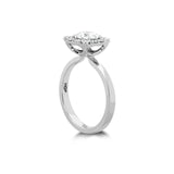 Hearts On Fire Hof Signature Halo Engagement Ring-Hearts On Fire Hof Signature Halo Engagement Ring -