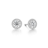 Hearts On Fire Joy Stud Earrings-Hearts On Fire Joy Stud Earrings -