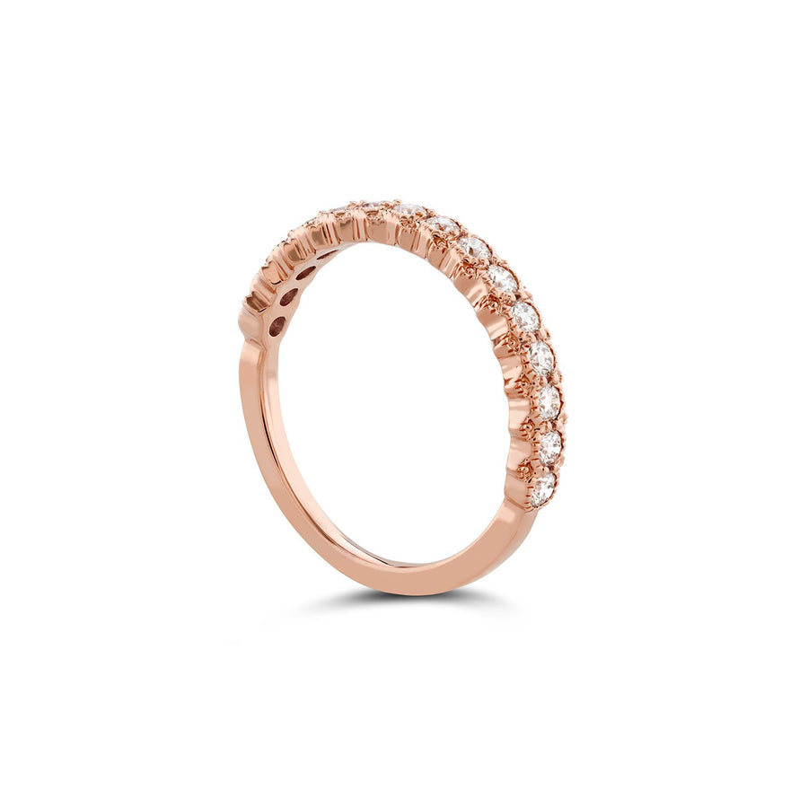 Hearts On Fire Liliana Bezel Milgrain Diamond Band -
