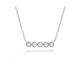 Hearts On Fire Liliana Milgrain Diamond Bar Necklace-Hearts On Fire Liliana Milgrain Diamond Bar Necklace -