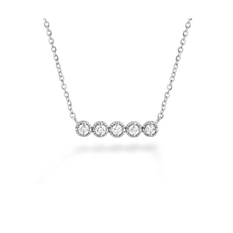 Hearts On Fire Liliana Milgrain Diamond Bar Necklace-Hearts On Fire Liliana Milgrain Diamond Bar Necklace -