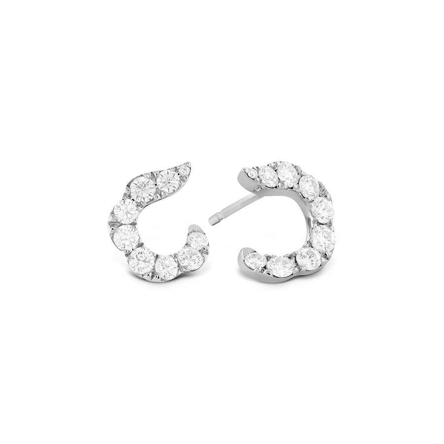 Hearts On Fire Lorelei Crescent Diamond Earrings -