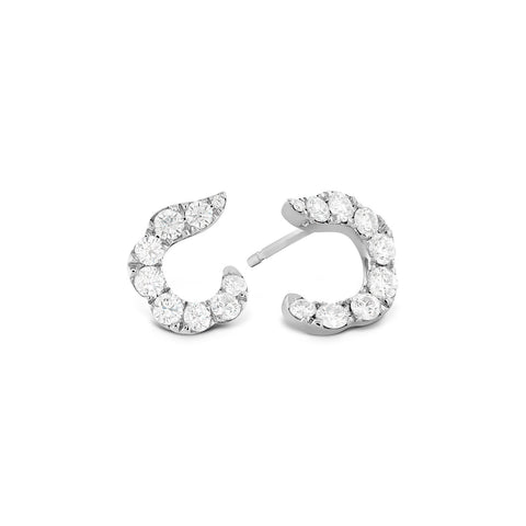 Hearts On Fire Lorelei Crescent Diamond Earrings -