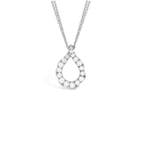 Hearts On Fire Lorelei Crescent Diamond Pendant-Hearts On Fire Lorelei Crescent Diamond Pendant -