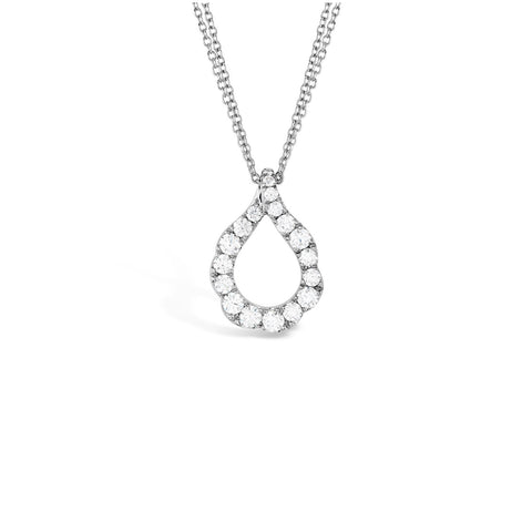 Hearts On Fire Lorelei Crescent Diamond Pendant-Hearts On Fire Lorelei Crescent Diamond Pendant -