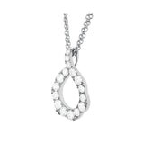 Hearts On Fire Lorelei Crescent Diamond Pendant-Hearts On Fire Lorelei Crescent Diamond Pendant -