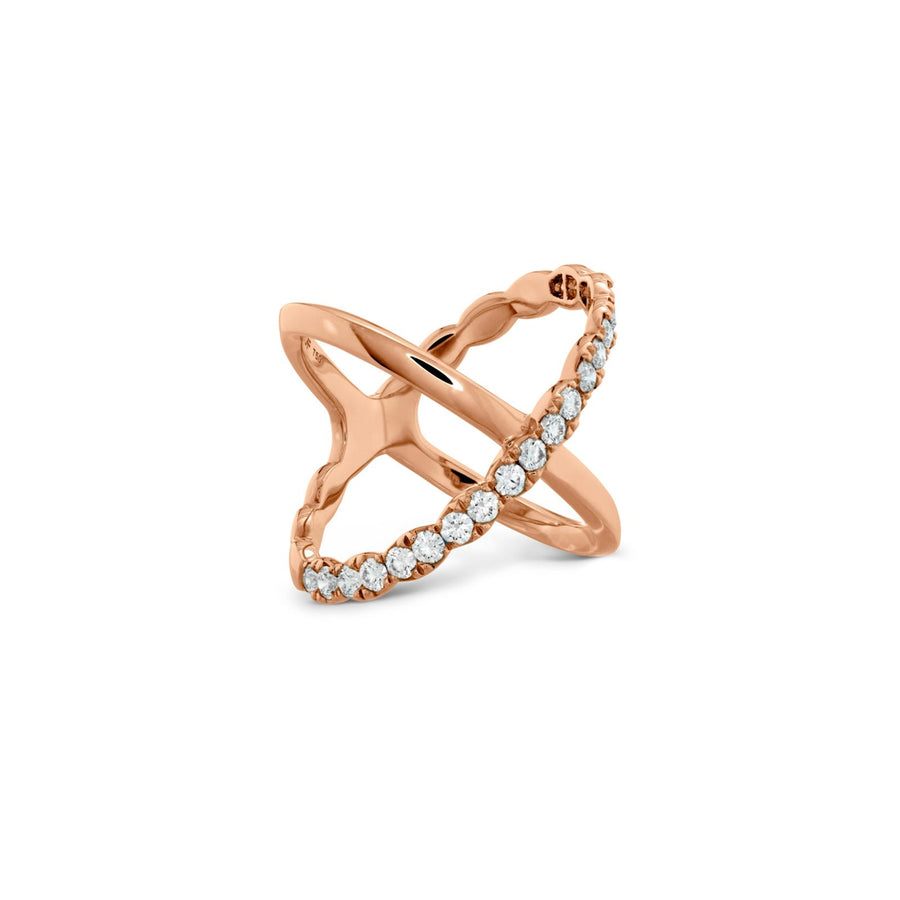 Hearts On Fire Lorelei Criss Cross Ring - HFRLORCC00608R