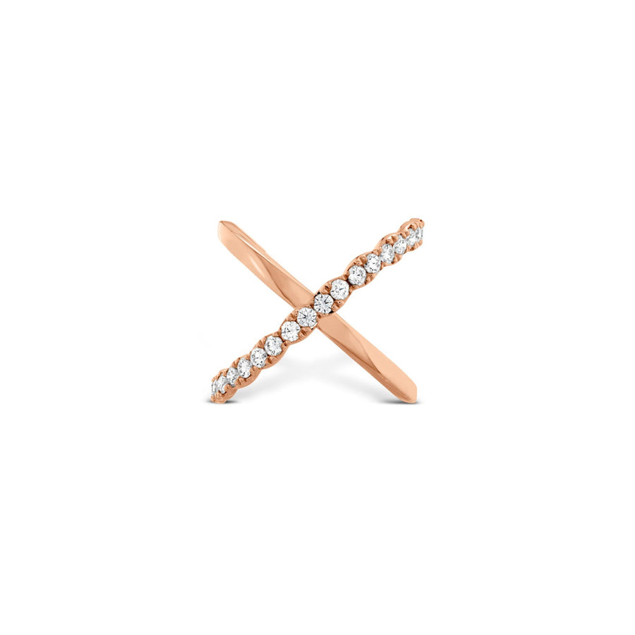 Hearts On Fire Lorelei Criss Cross Ring - HFRLORCC00608R
