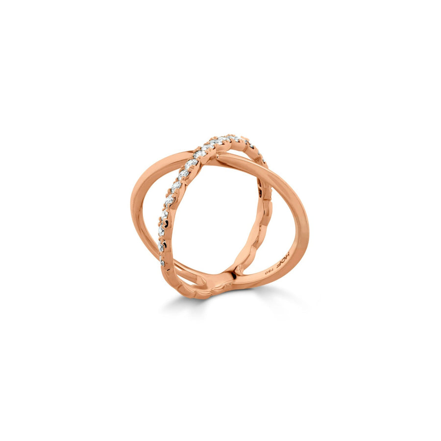 Hearts On Fire Lorelei Criss Cross Ring - HFRLORCC00608R