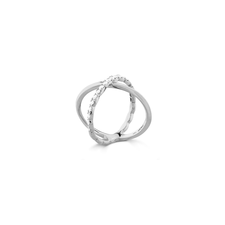 Hearts On Fire Lorelei Criss Cross Ring - HFRLORCC00608W