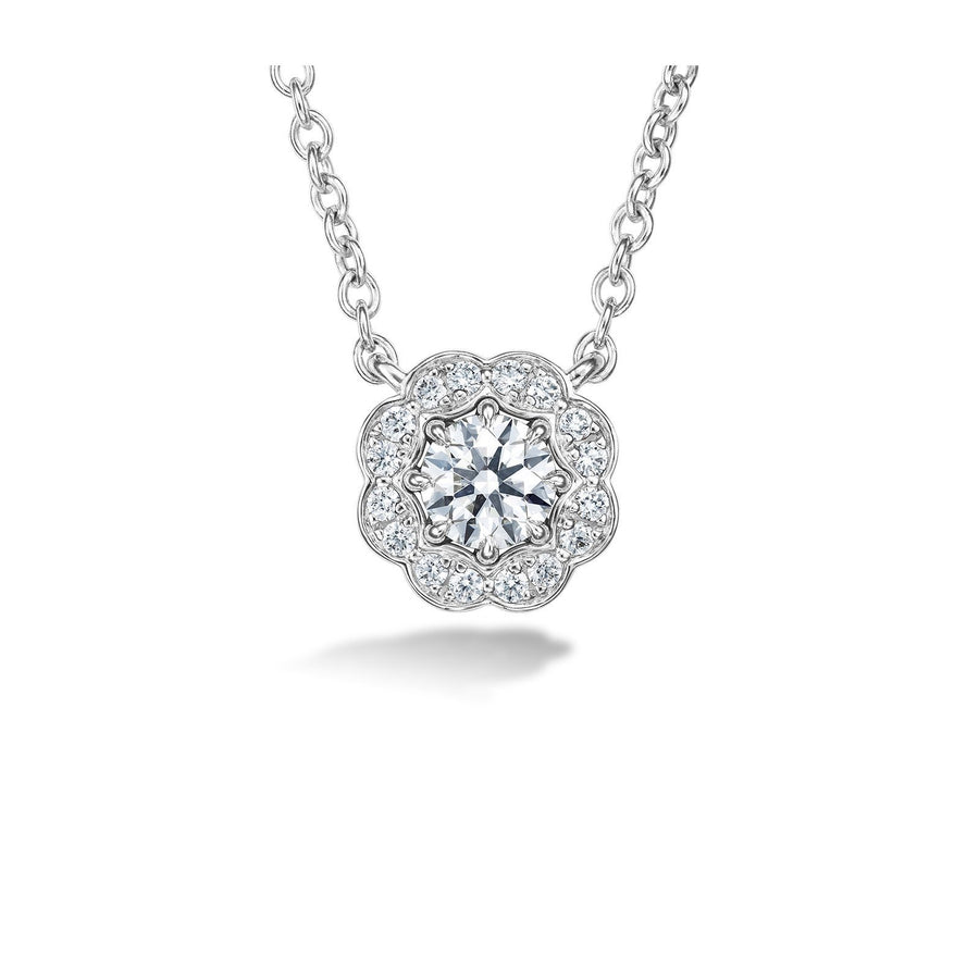 Hearts On Fire Lorelei Diamond Halo Pendant -
