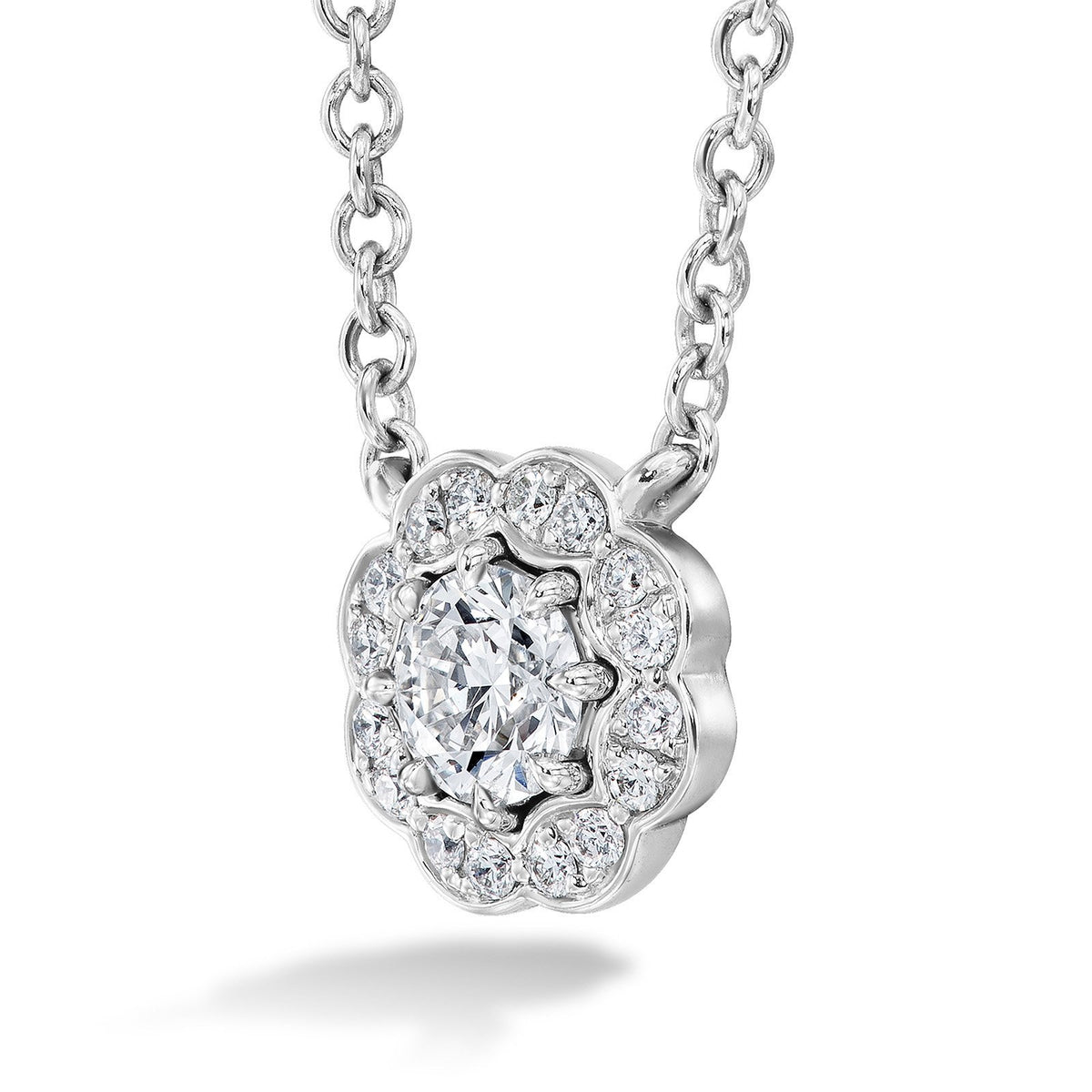Hearts On Fire Lorelei Diamond Halo Pendant -