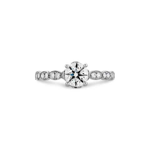 Hearts On Fire Lorelei Floral Diamond Engagement Ring-Hearts On Fire Lorelei Floral Diamond Engagement Ring -