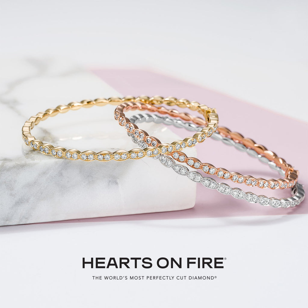 Hearts On Fire Lorelei Floral Diamond Line Bracelet -