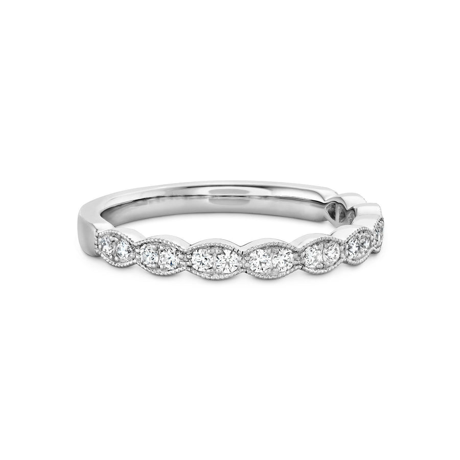 Hearts On Fire Lorelei Floral Milgrain Diamond Band -