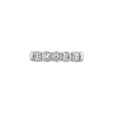 Hearts On Fire Signature 5 Stone Band-Hearts On Fire Signature 5 Stone Band - HBASIG501508W-C