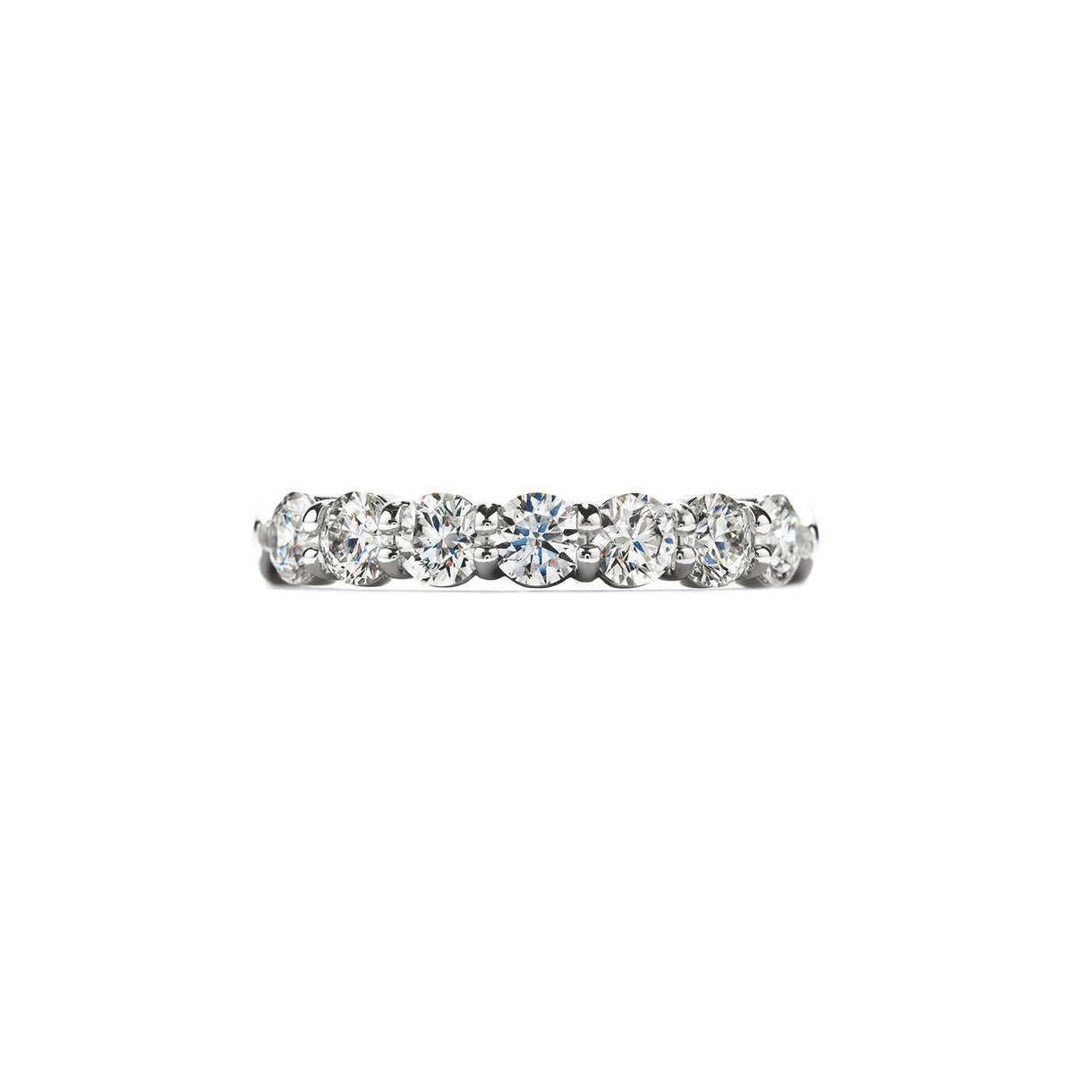 Hearts On Fire Signature 7 Stone Band - HBASIG70075PL-C