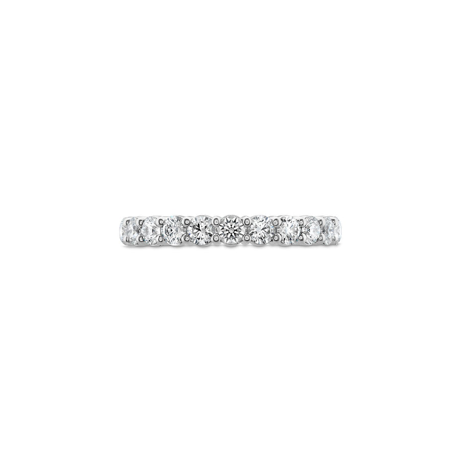 Hearts On Fire Signature 7 Stone Diamond Band - HBASIG700508W-C