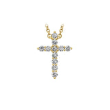 Hearts On Fire Signature Cross Pendant - HFPSIGCR00118Y