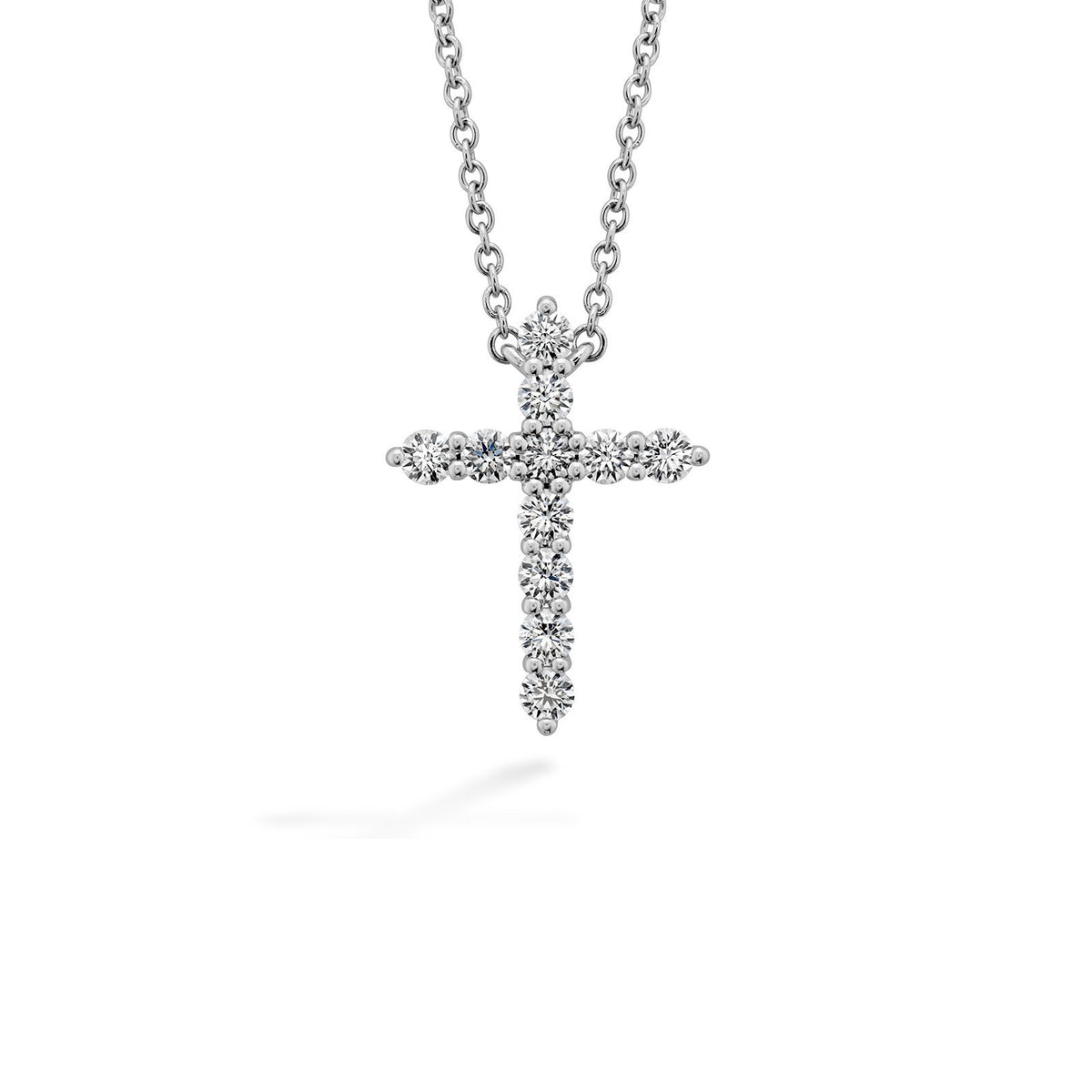 Hearts On Fire Signature Cross Pendant - HFPSIGCR00508W