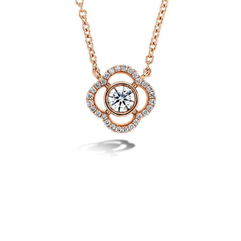 Hearts On Fire Signature Petal Bezel Pendant-Hearts On Fire Signature Petal Bezel Pendant - HFPSIGPB00308R-C