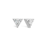 Hearts On Fire Triplicity Triangle Stud Earrings -