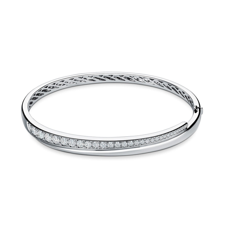 Hearts on Fire Vela Crossover Bangle - UU2644-W