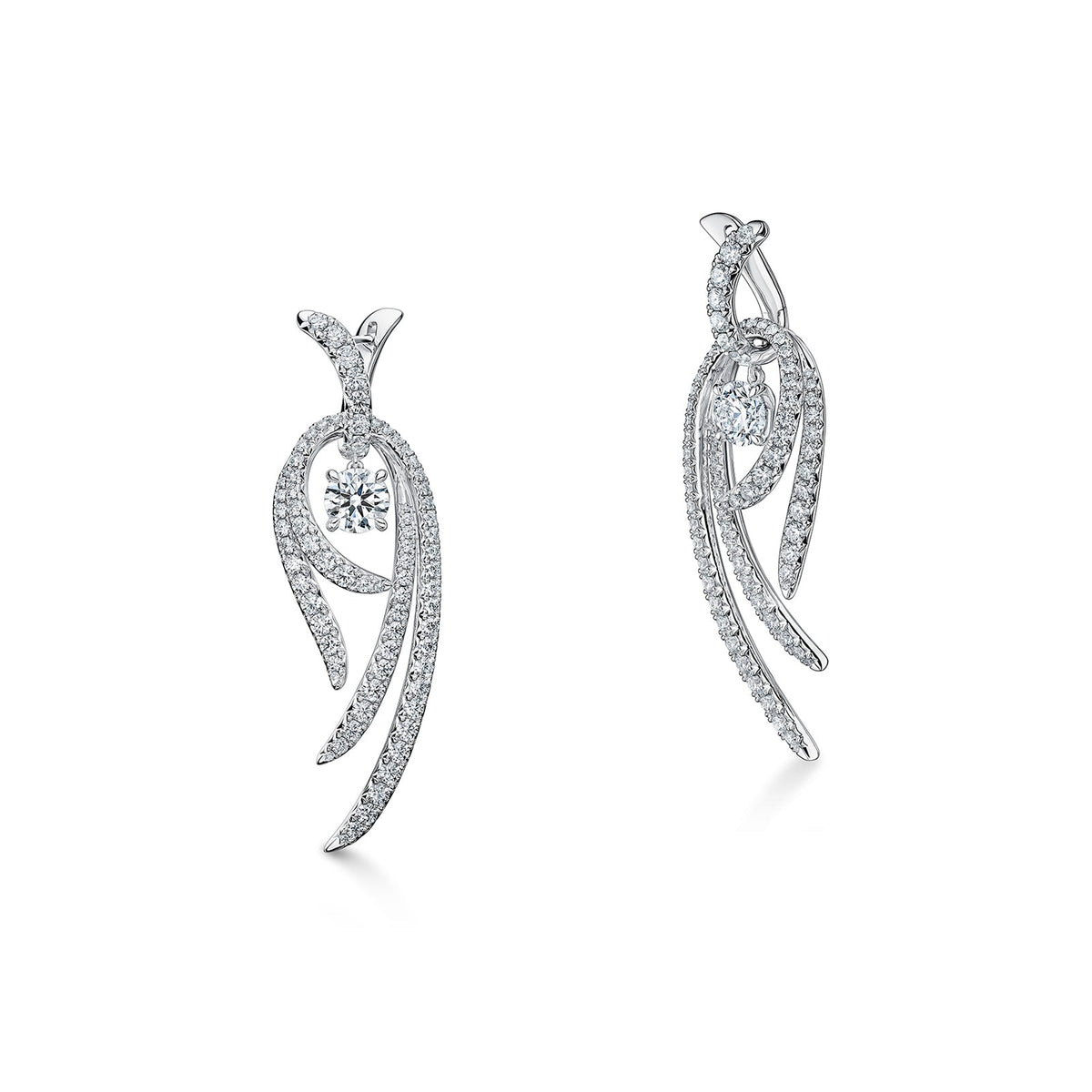 Hearts on Fire Vela Twisted Drop Earrings, Small - UU27958WGHV290