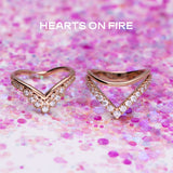 Hearts On Fire X Hayley Paige Behati Silhoutte Power Band -