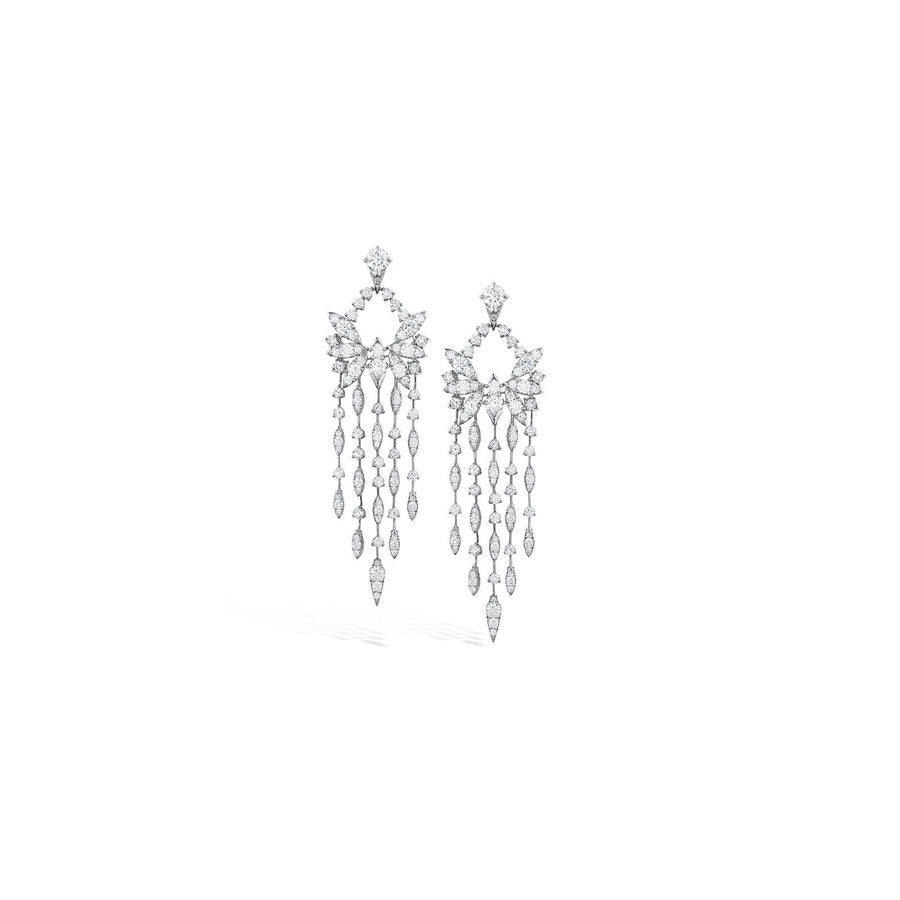 Hearts On Fire X Stephen Webster White Kites Bird Long Earrings -