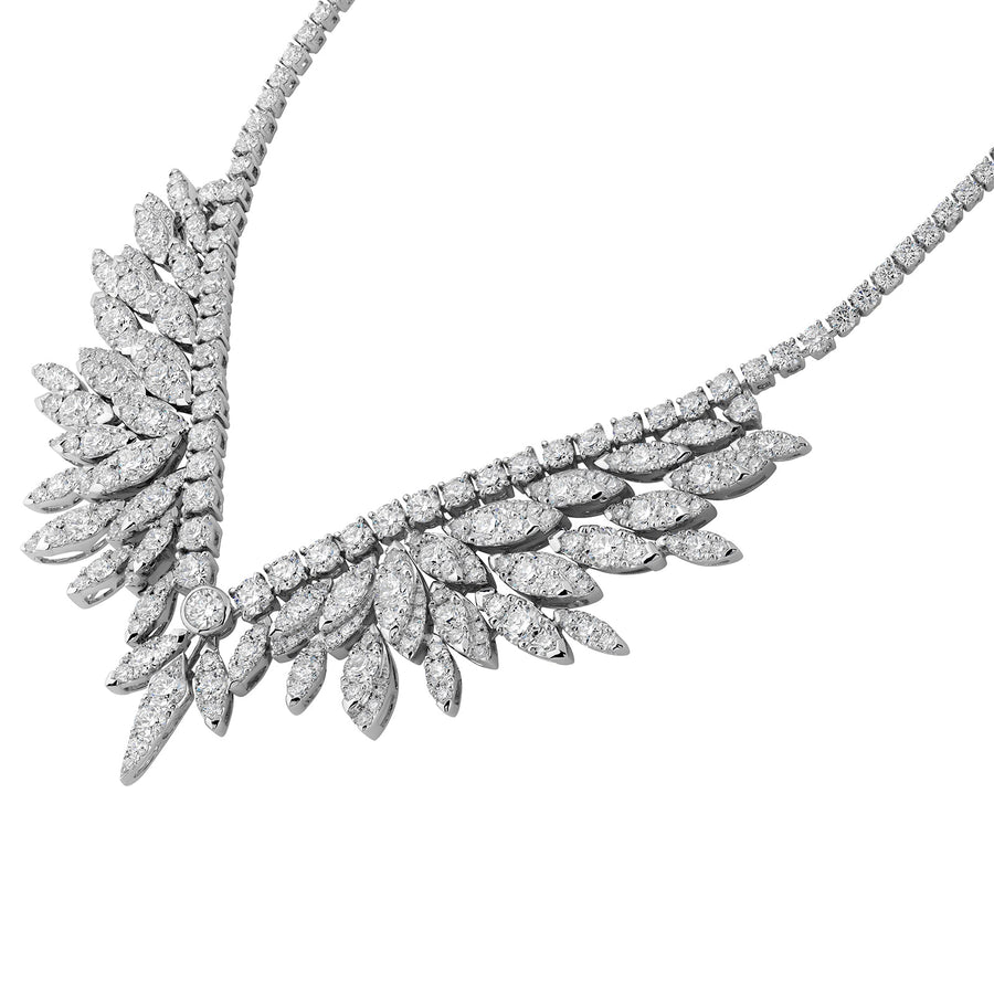Hearts On Fire X Stephen Webster White Kites Crest Necklace - SWWKCN68678W