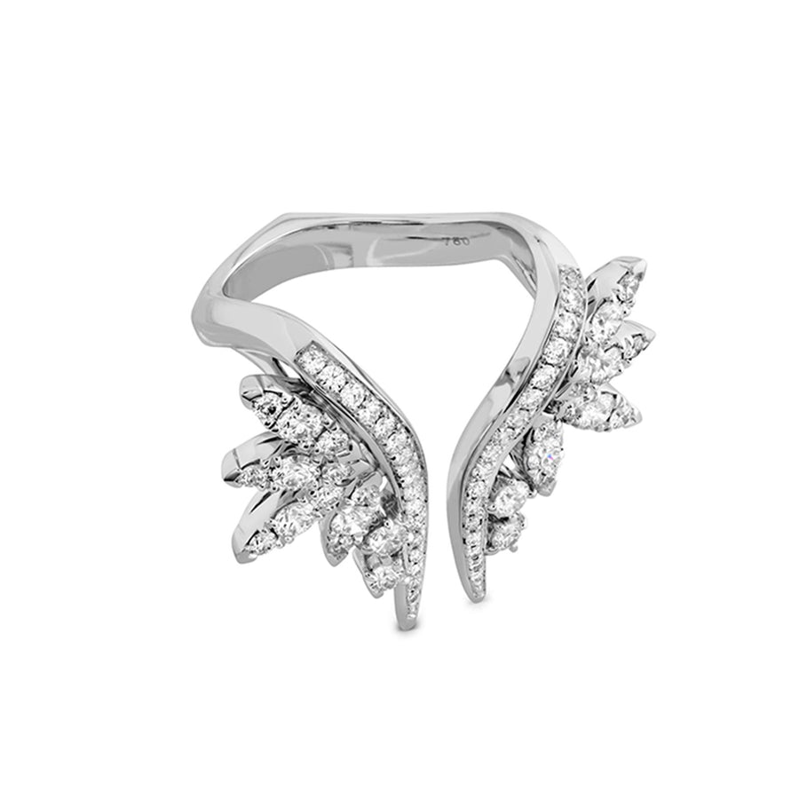 Hearts On Fire X Stephen Webster White Kites Crest Open Ring -