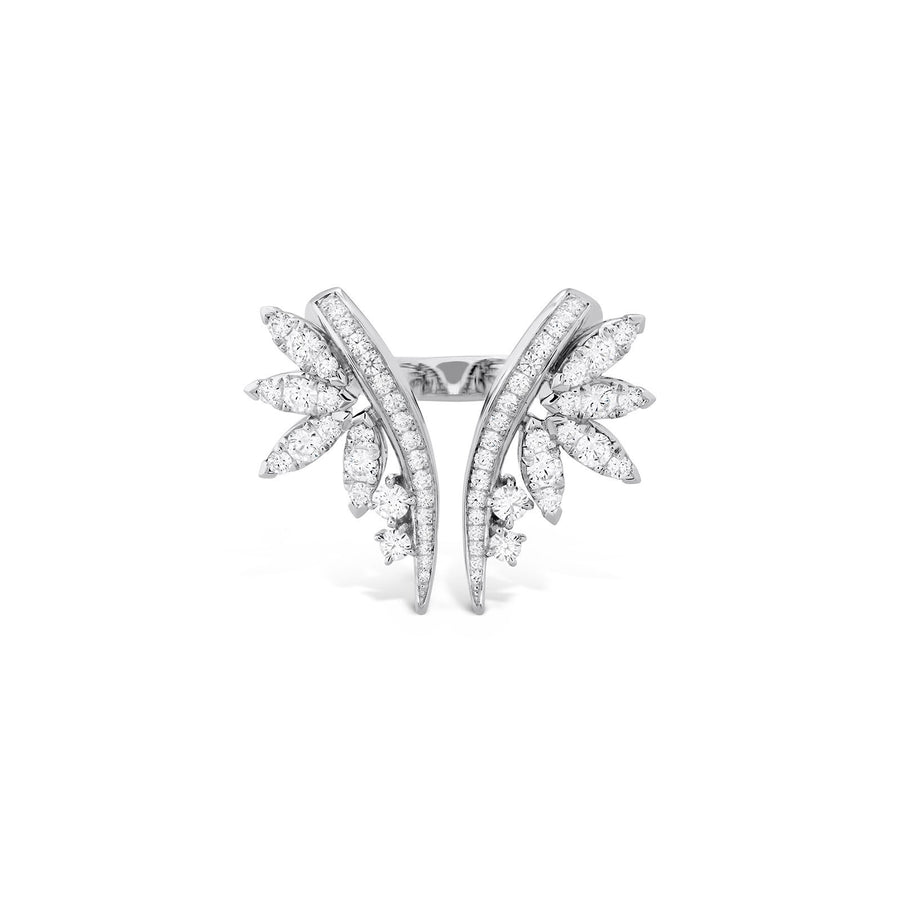 Hearts On Fire X Stephen Webster White Kites Crest Open Ring -